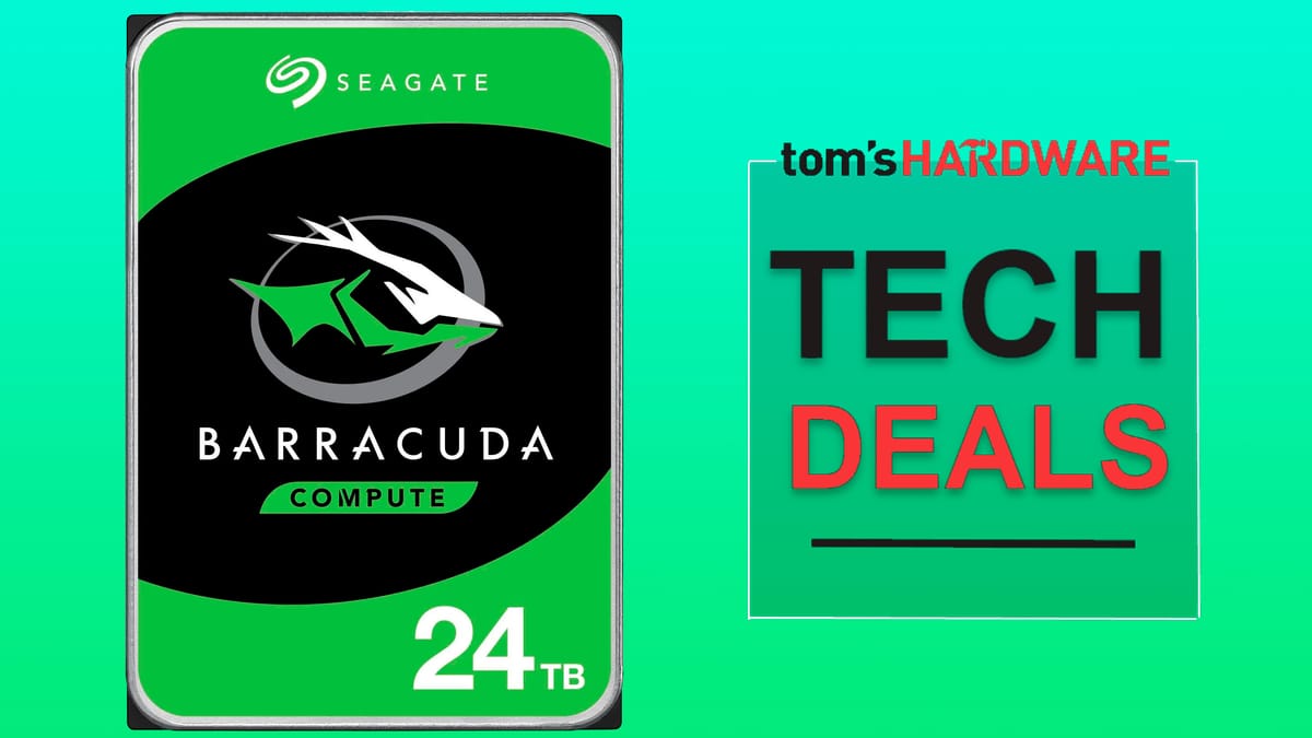 Seagate BarraCuda 24TB HDD: $249 - One of Its Best Prices to Date