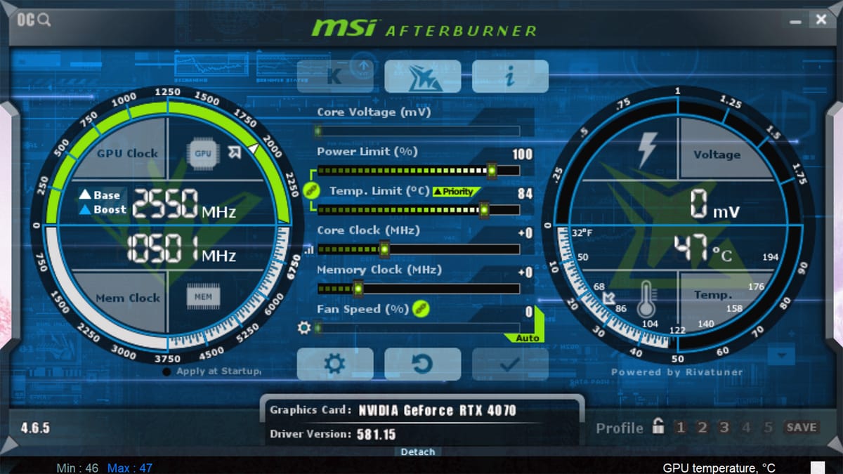 MSI Afterburner Adds Triple-Channel Voltage Support for Future RTX 50 Graphics Cards