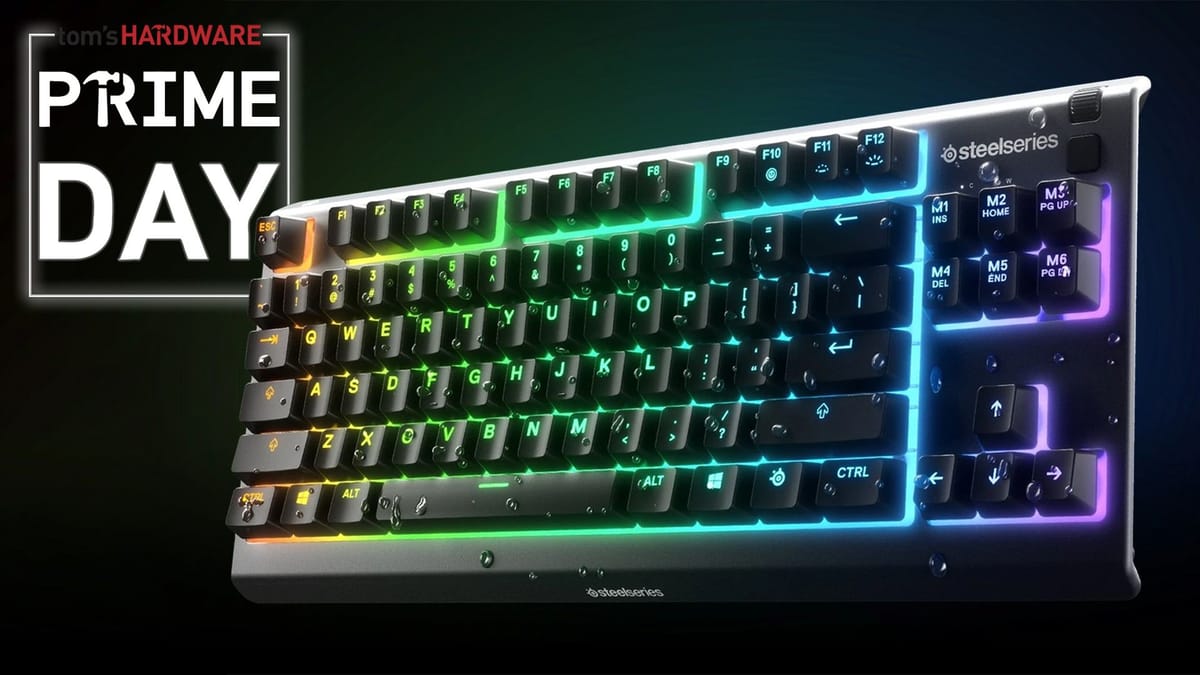 Award-winning Gaming Keyboard Apex 3 TKL Drops to $17 with 66% Off Just Before Prime Day