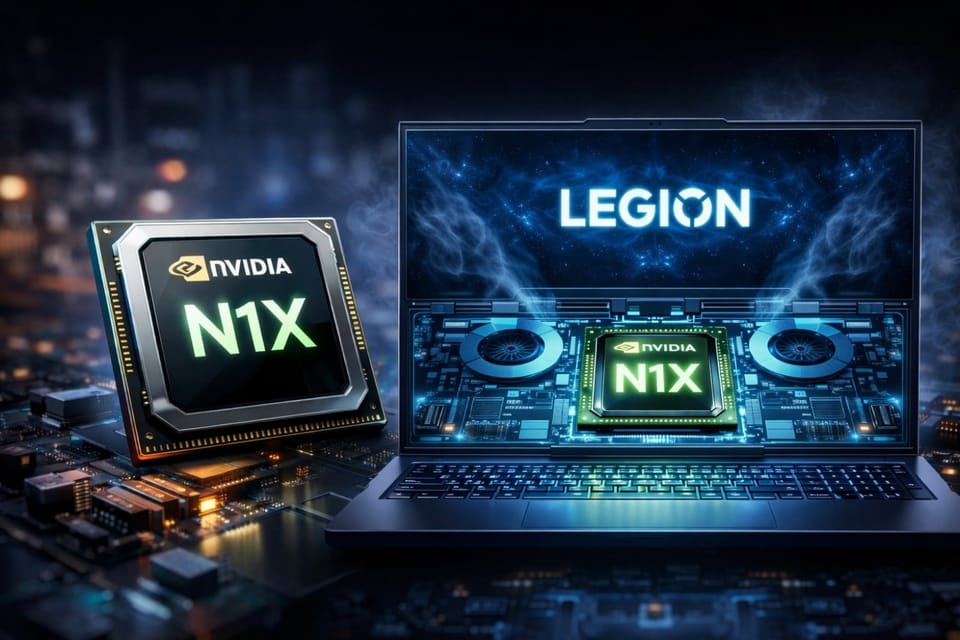 Lenovo working on multiple new gaming laptops with NVIDIA's new Arm-based N1X, N1 processors